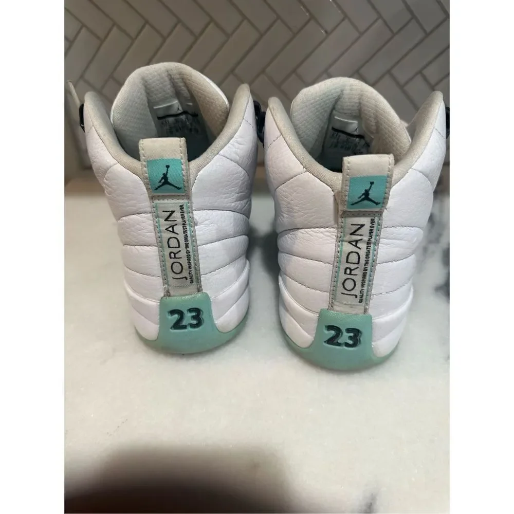 Nike Air Jordan Retro Light Aqua Sneakers Lace Up Size 6.5 510815-100